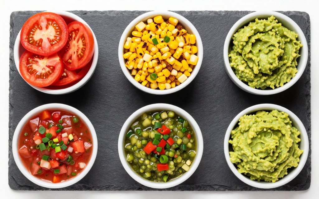 Salsas and guacamole compared, where extra chipotle calories hide in toppings