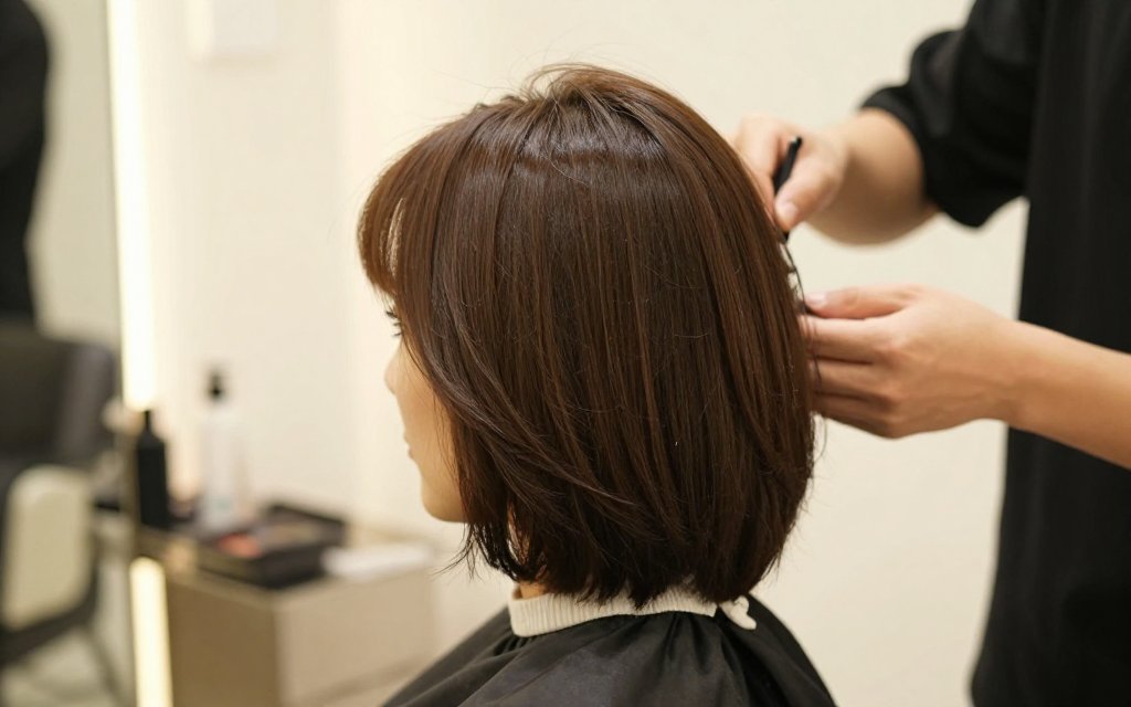Layered bob, among the best short haircuts for square face shapes