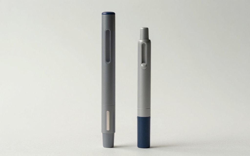 Two pens compared to show mounjaro vs ozempic dosing differences
