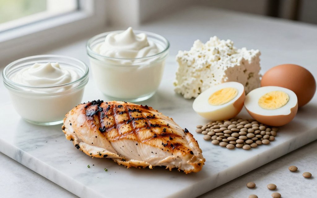 High protein foods that help hit how many grams of protein per day for fat loss