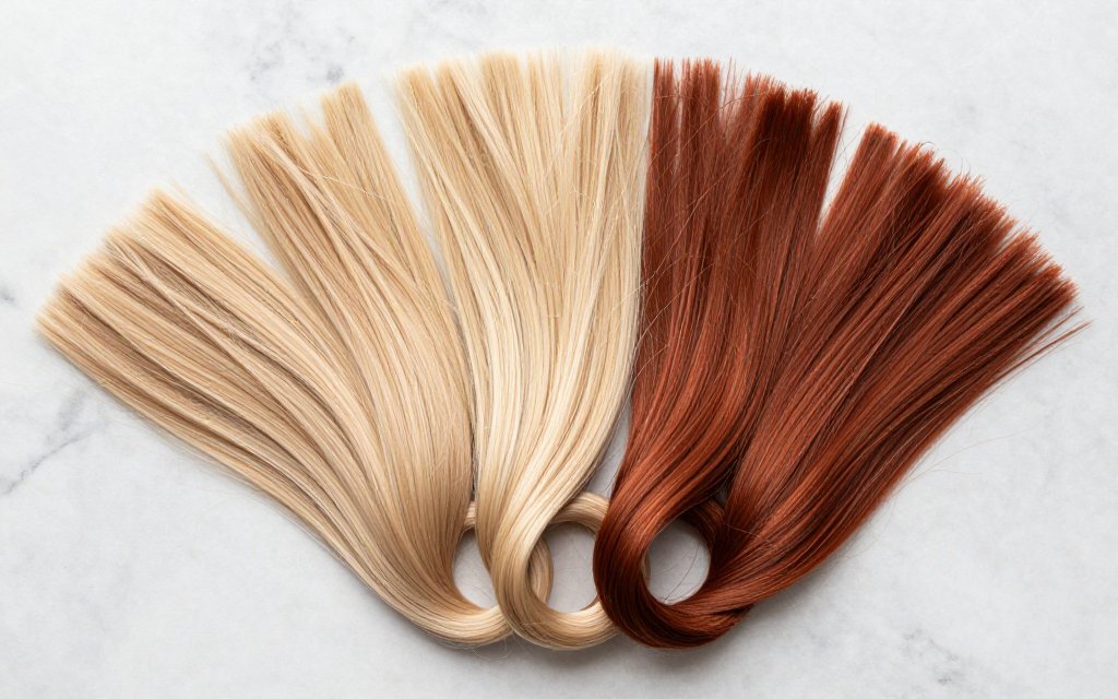 Copper hair color shades from strawberry blonde to deep auburn